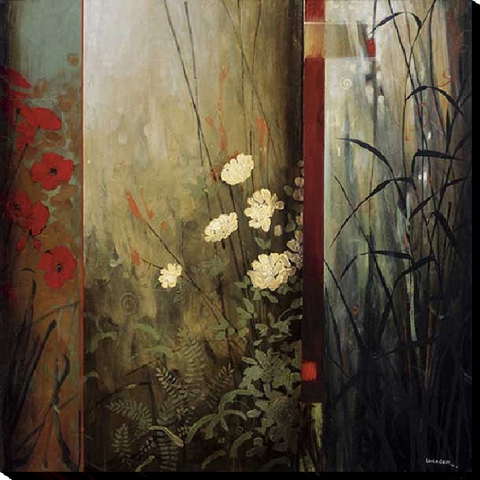 Weatherprint_ Rainforest Poppies painting - Don Li-Leger Weatherprint_ Rainforest Poppies art painting